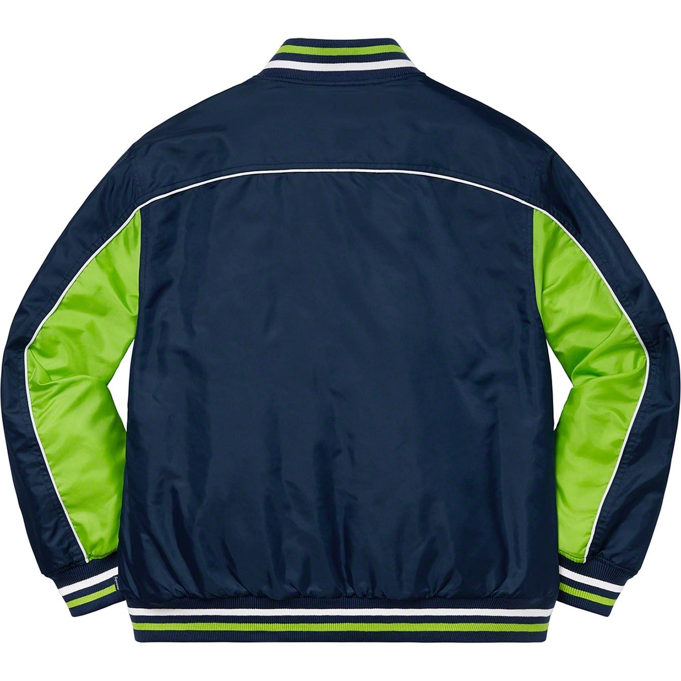 Contrast Script Varsity Jacket view 8